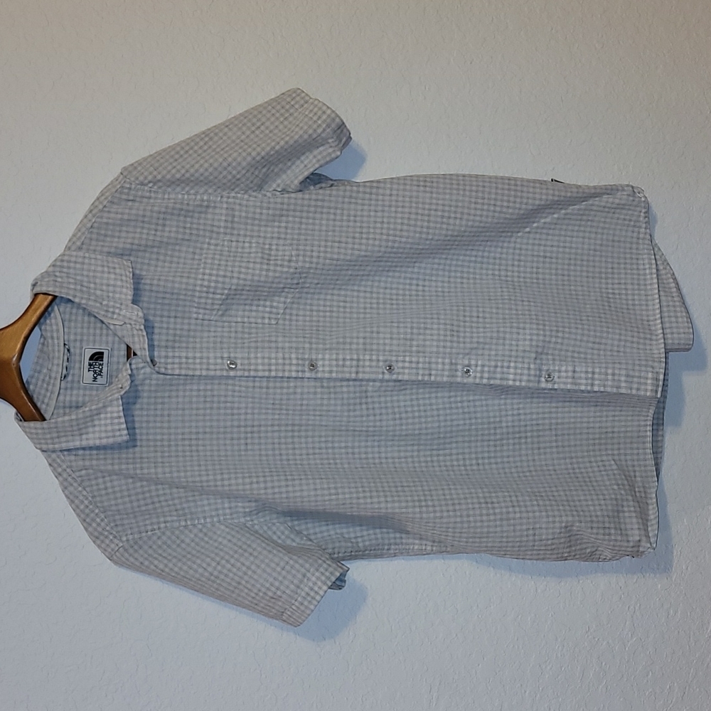 The North Face Gray Casual Button Down Shirt